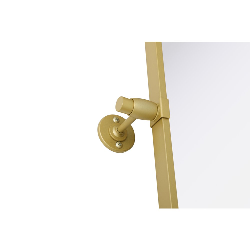 Amoura 24X30 Pivot Mirror In Brass. Picture 14