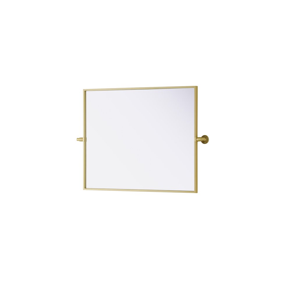 Amoura 24X30 Pivot Mirror In Brass. Picture 10