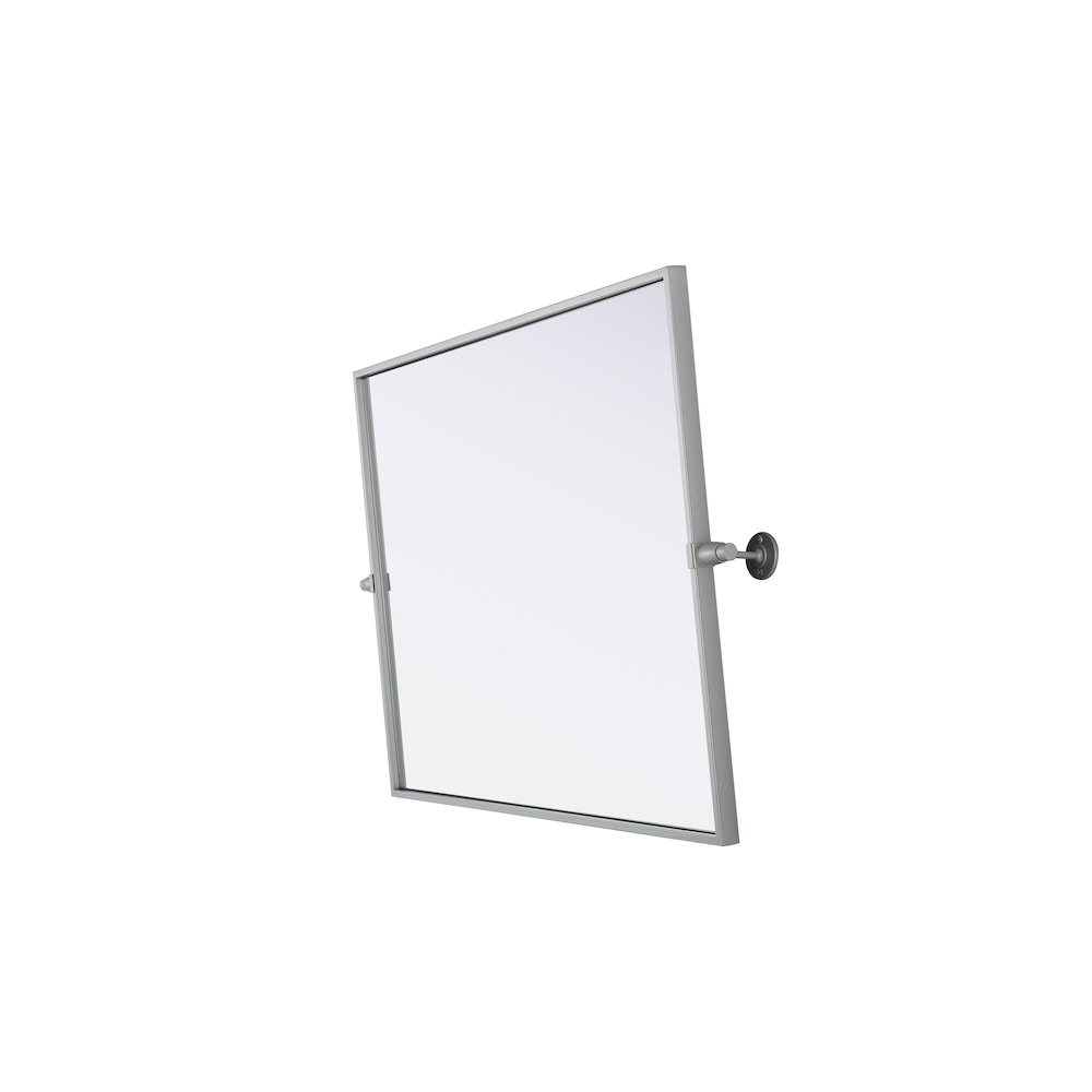 Amoura 24X30 Pivot Mirror In Silver. Picture 11