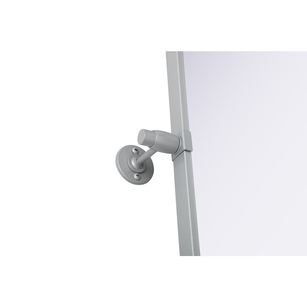 Amoura 24X30 Pivot Mirror In Silver. Picture 13