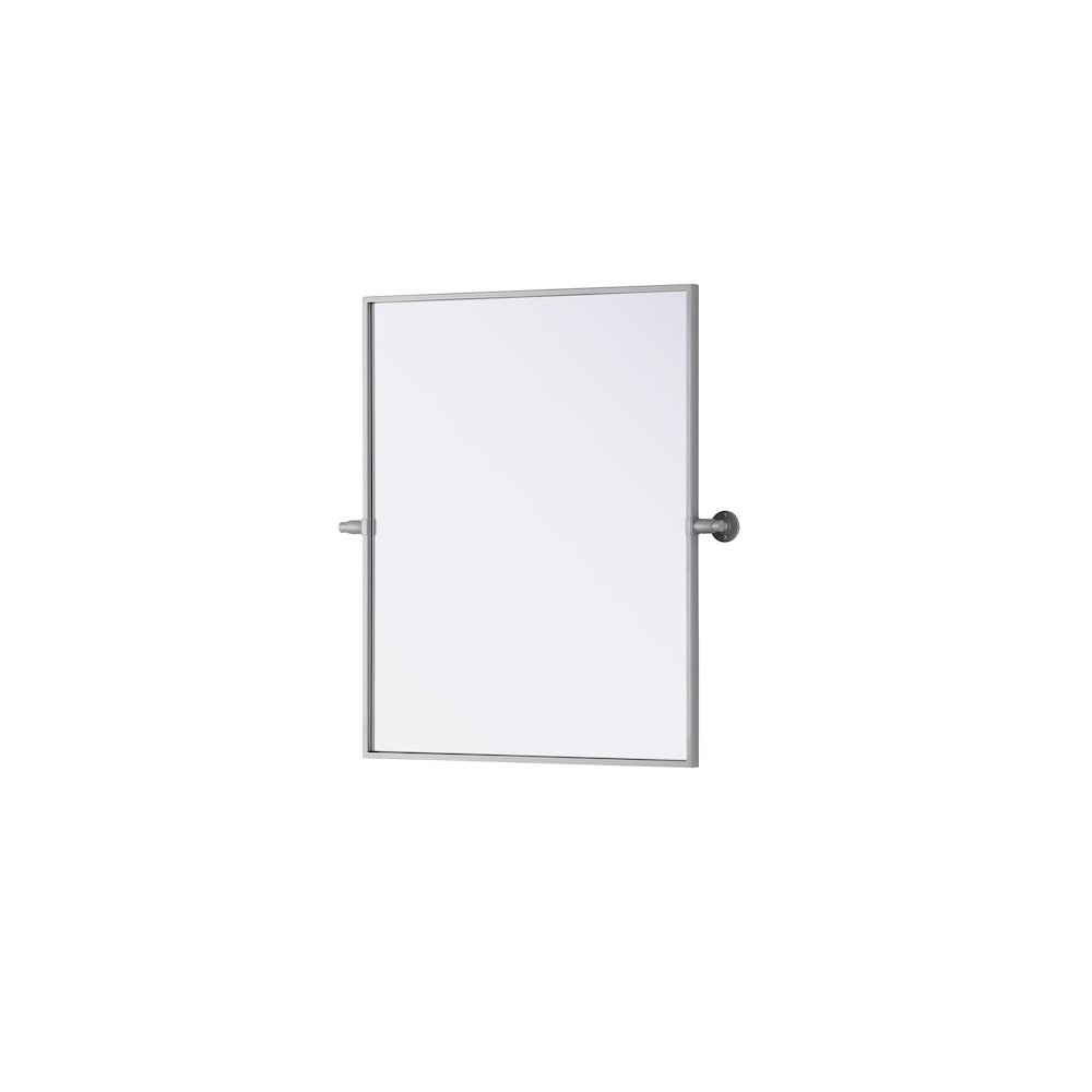 Amoura 24X30 Pivot Mirror In Silver. Picture 4