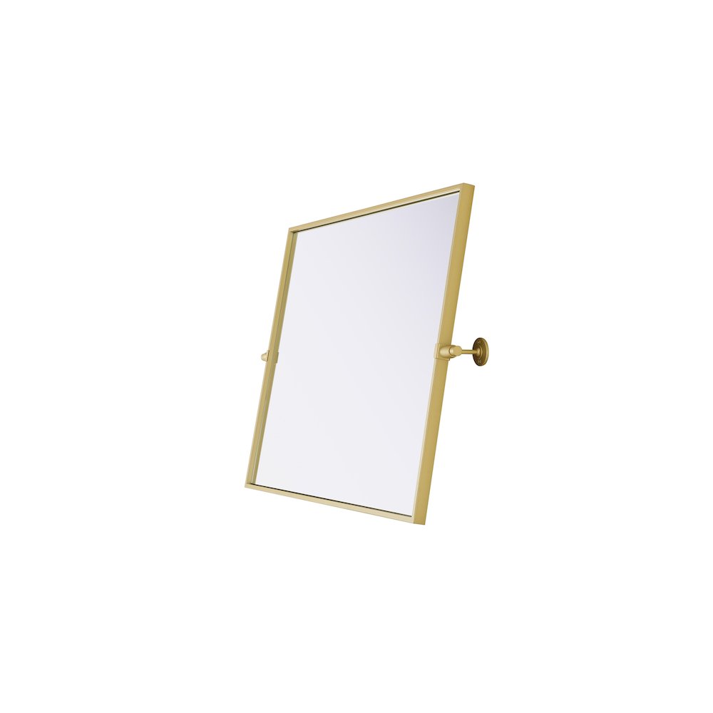 Amoura 24X32 Pivot Mirror In Brass. Picture 12