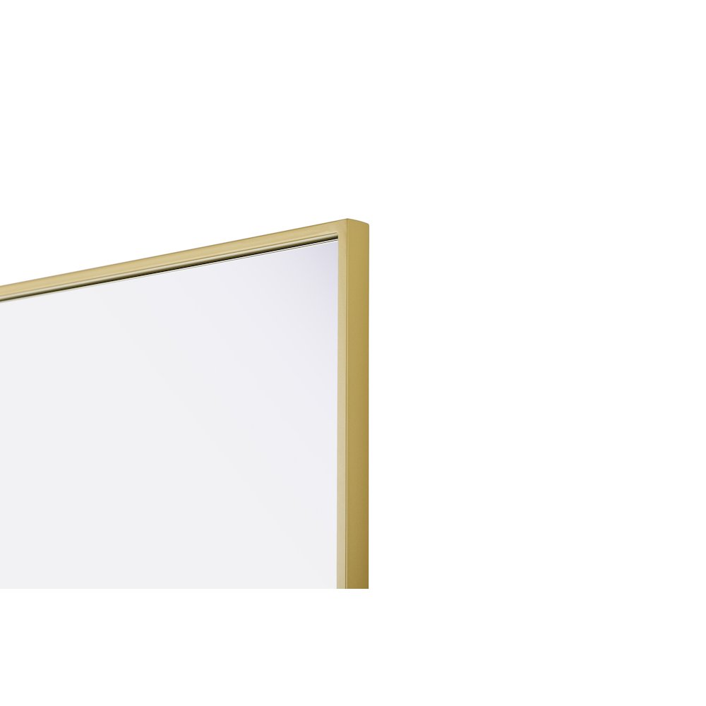 Amoura 24X32 Pivot Mirror In Brass. Picture 13