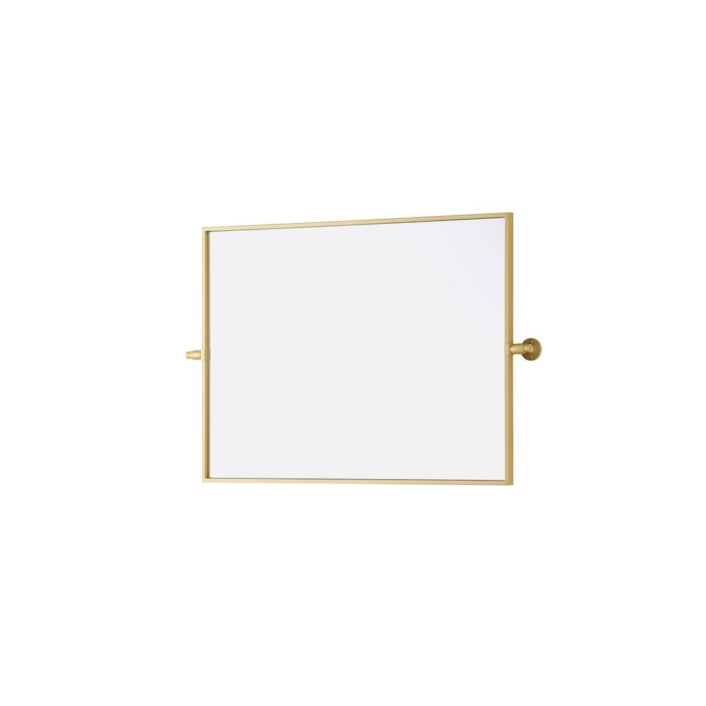 Amoura 24X32 Pivot Mirror In Brass. Picture 10