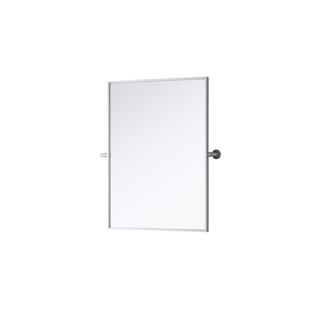 Amoura 24X32 Pivot Mirror In Silver. Picture 4