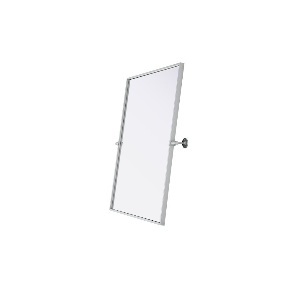 Amoura 24X32 Pivot Mirror In Silver. Picture 6