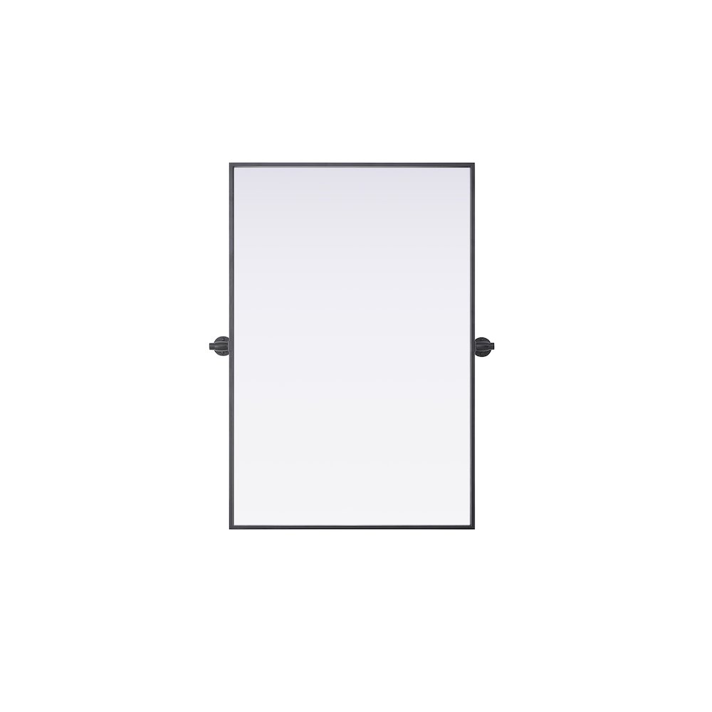 Amoura 24X36 Pivot Mirror In Black. Picture 1