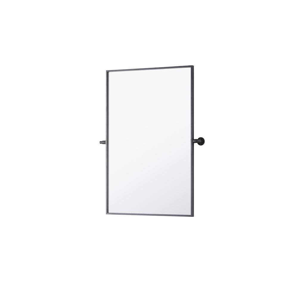 Amoura 24X36 Pivot Mirror In Black. Picture 4
