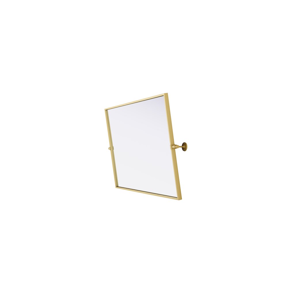 Amoura 24X36 Pivot Mirror In Brass. Picture 11
