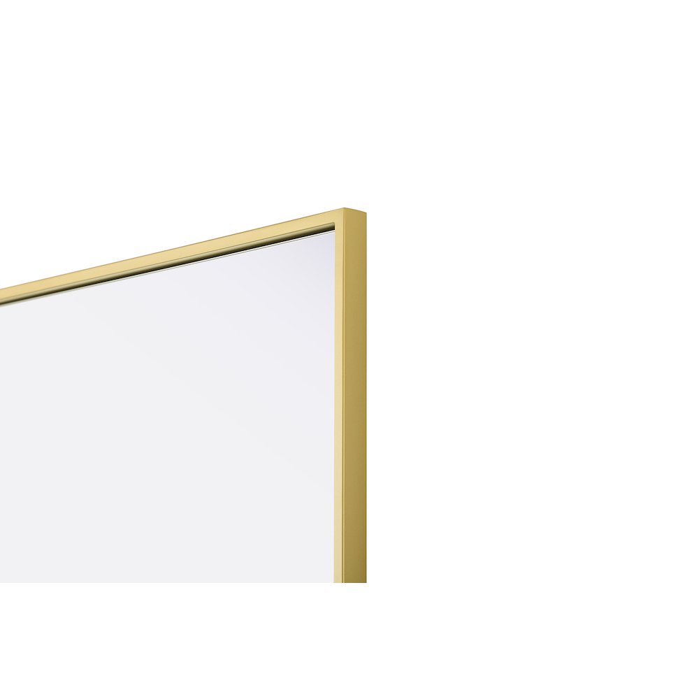 Amoura 24X36 Pivot Mirror In Brass. Picture 13