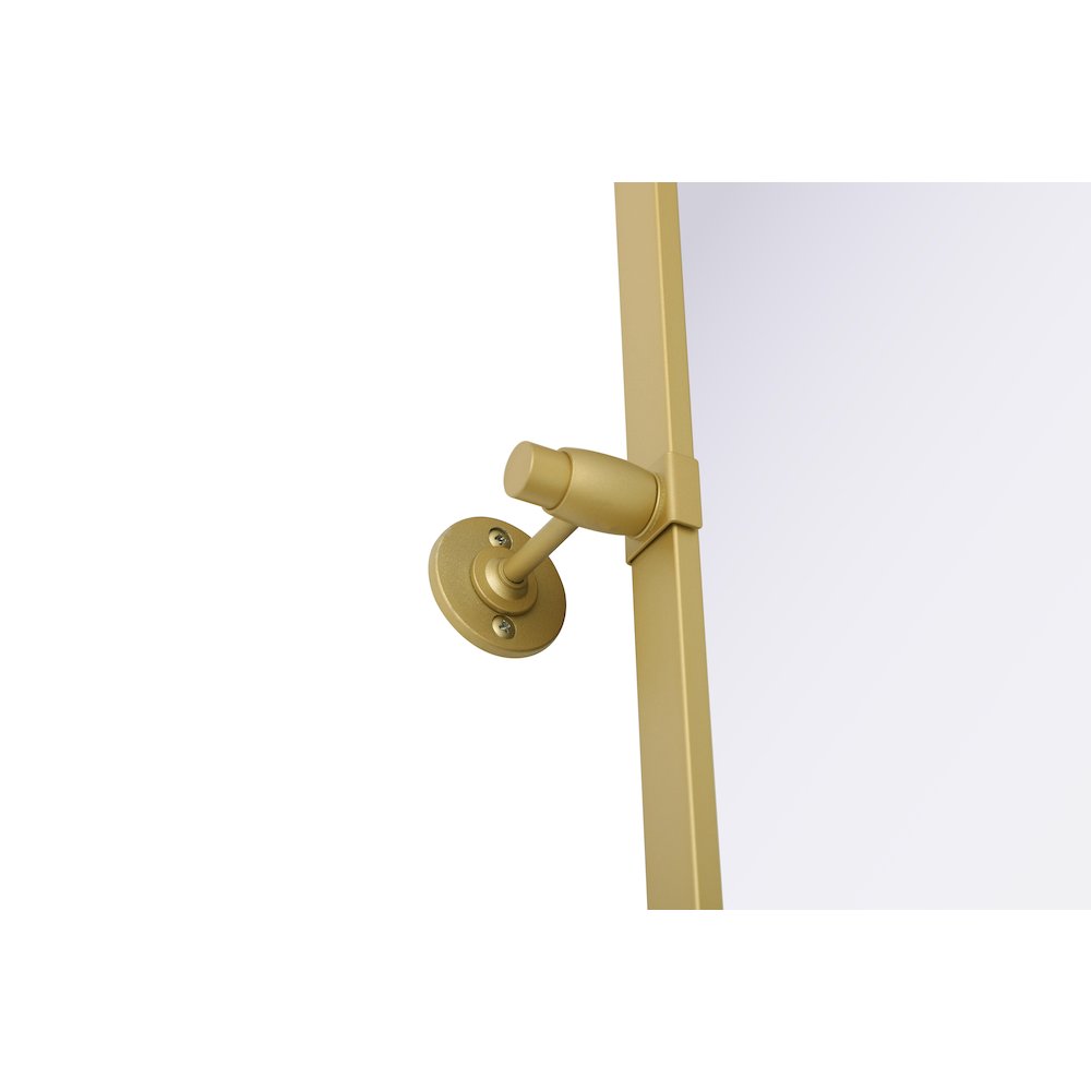 Amoura 24X36 Pivot Mirror In Brass. Picture 14