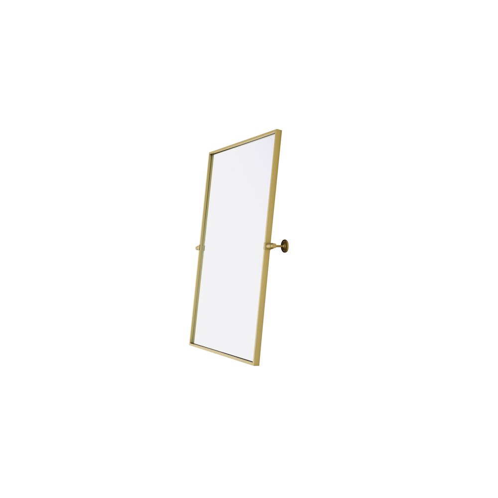 Amoura 24X36 Pivot Mirror In Brass. Picture 6