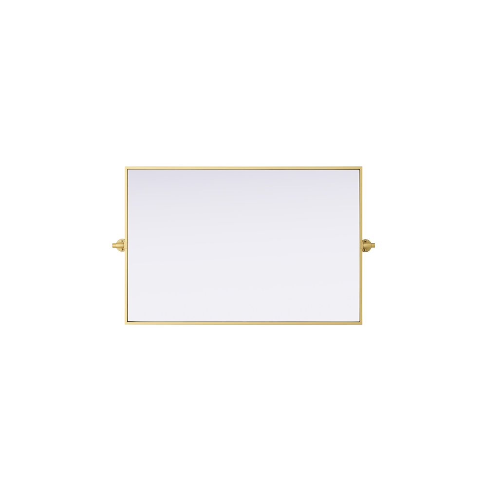 Amoura 24X36 Pivot Mirror In Brass. Picture 7