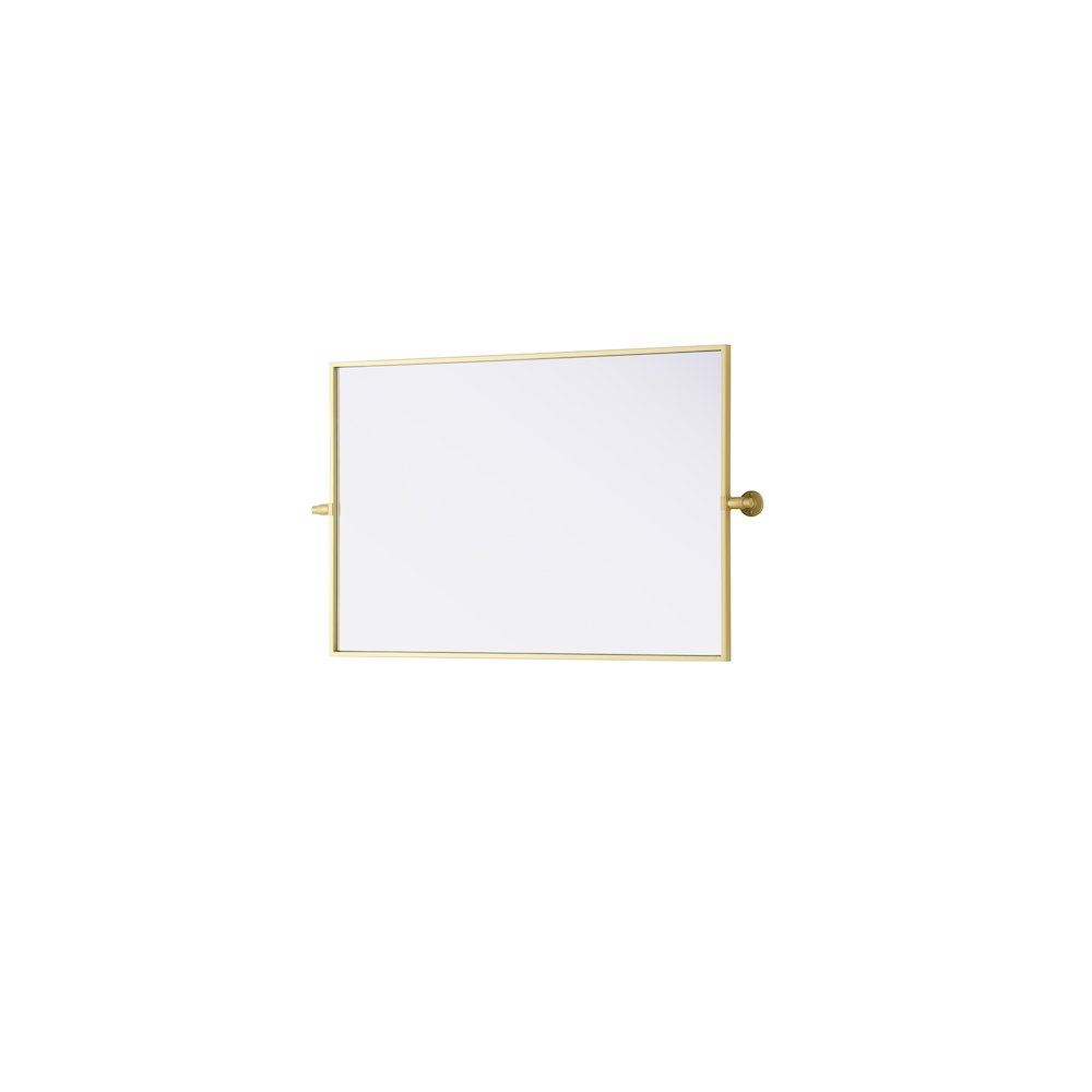 Amoura 24X36 Pivot Mirror In Brass. Picture 10