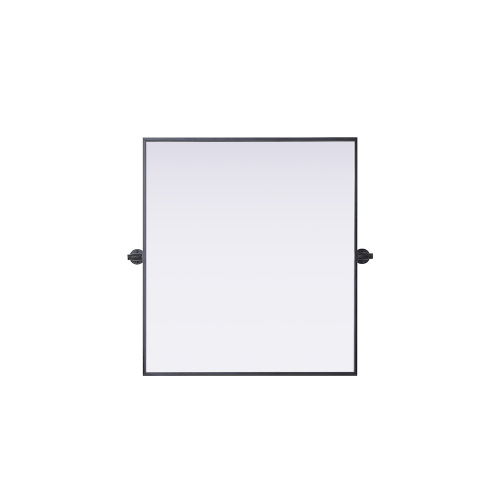 Amoura 27X30 Pivot Mirror In Black. Picture 1