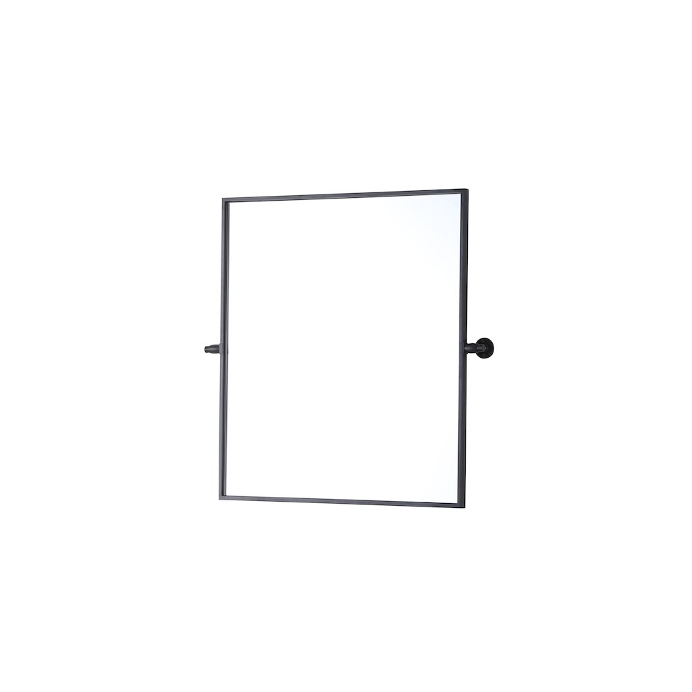 Amoura 27X30 Pivot Mirror In Black. Picture 4