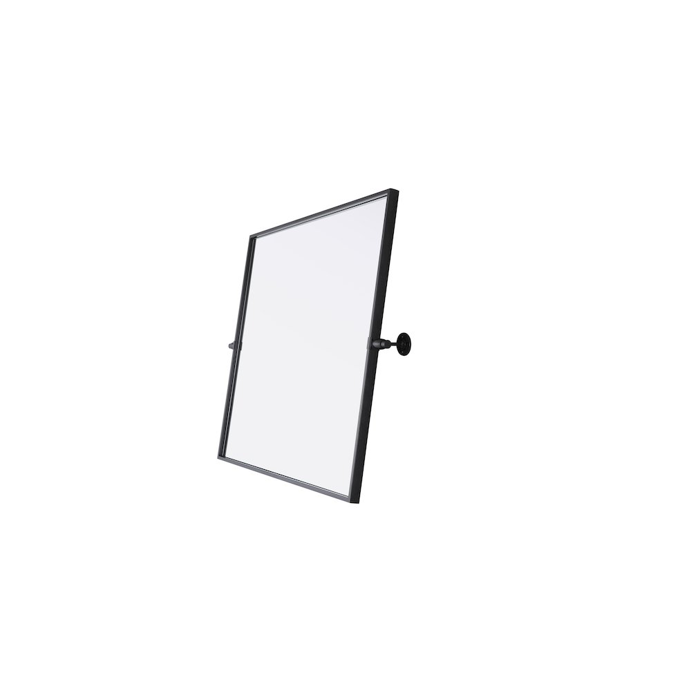 Amoura 27X30 Pivot Mirror In Black. Picture 6