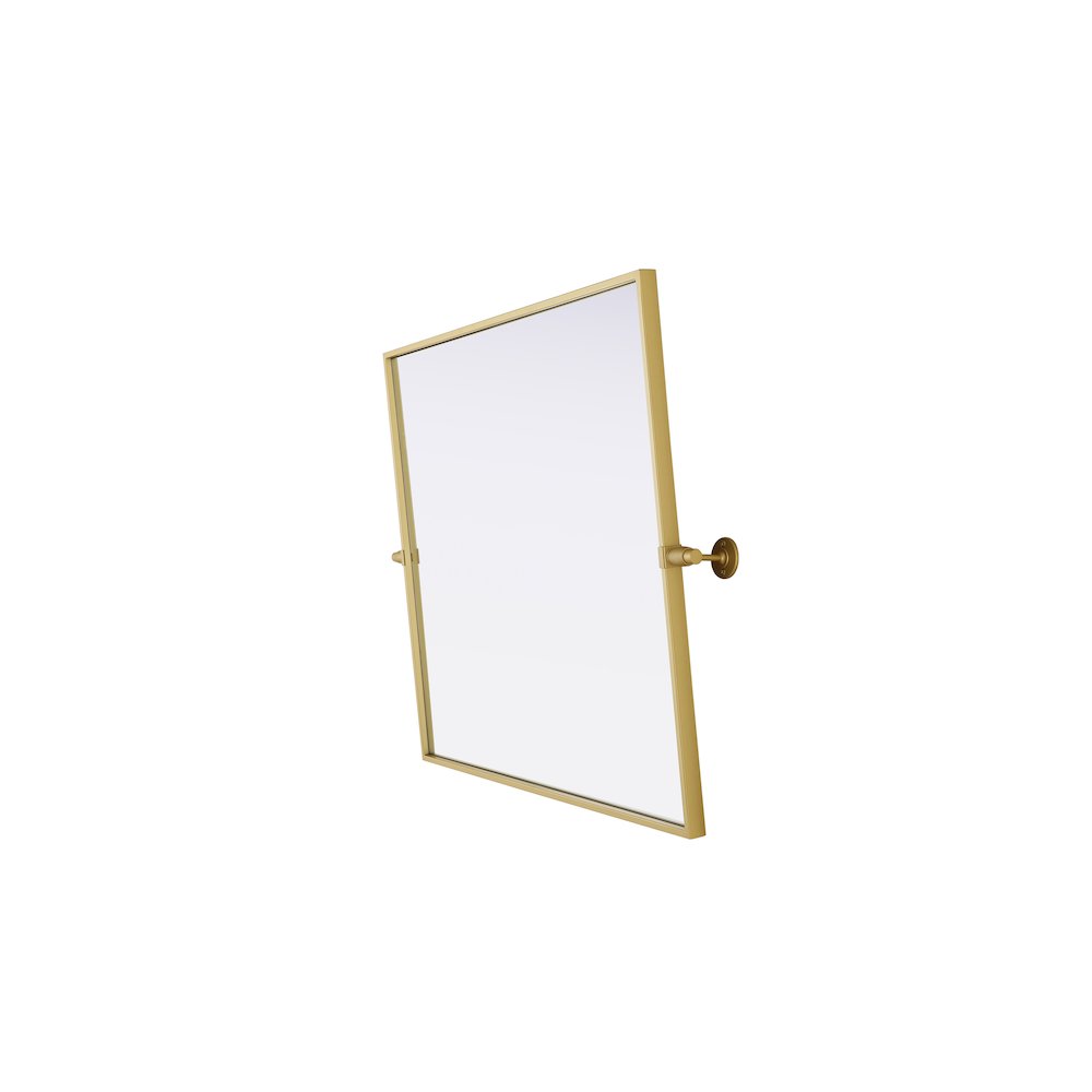 Amoura 27X30 Pivot Mirror In Brass. Picture 11