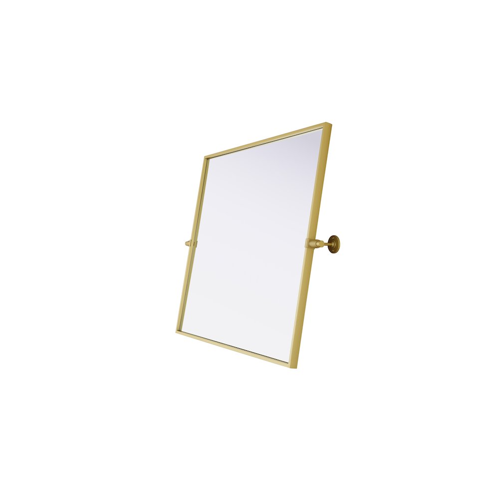 Amoura 27X30 Pivot Mirror In Brass. Picture 12