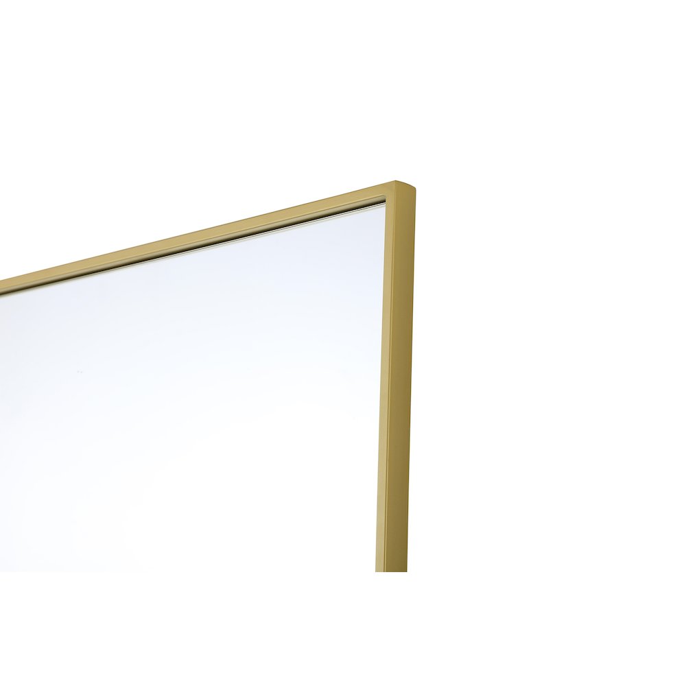 Amoura 27X30 Pivot Mirror In Brass. Picture 14