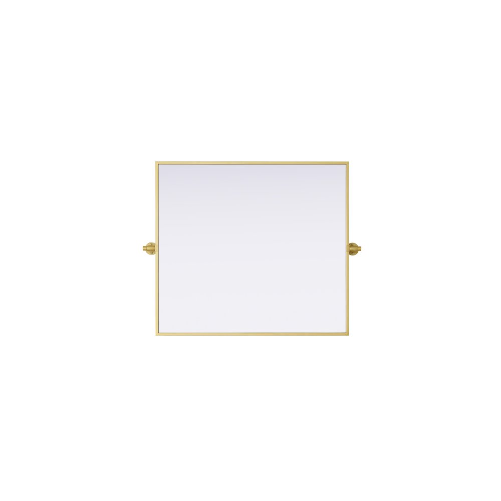 Amoura 27X30 Pivot Mirror In Brass. Picture 7