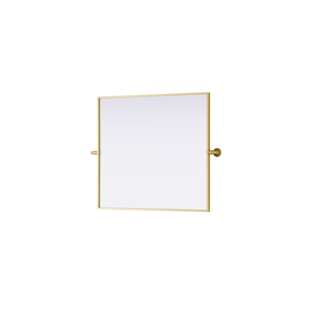 Amoura 27X30 Pivot Mirror In Brass. Picture 10