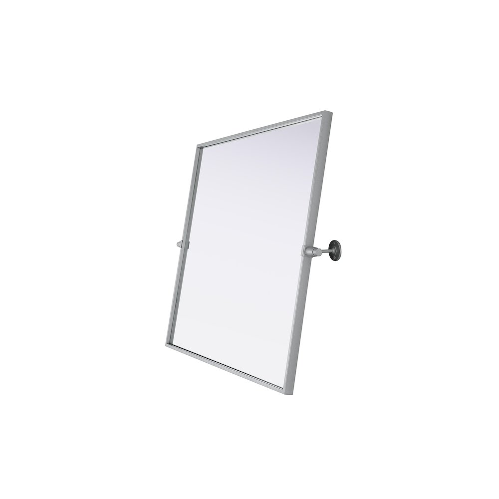 Amoura 27X30 Pivot Mirror In Silver. Picture 12