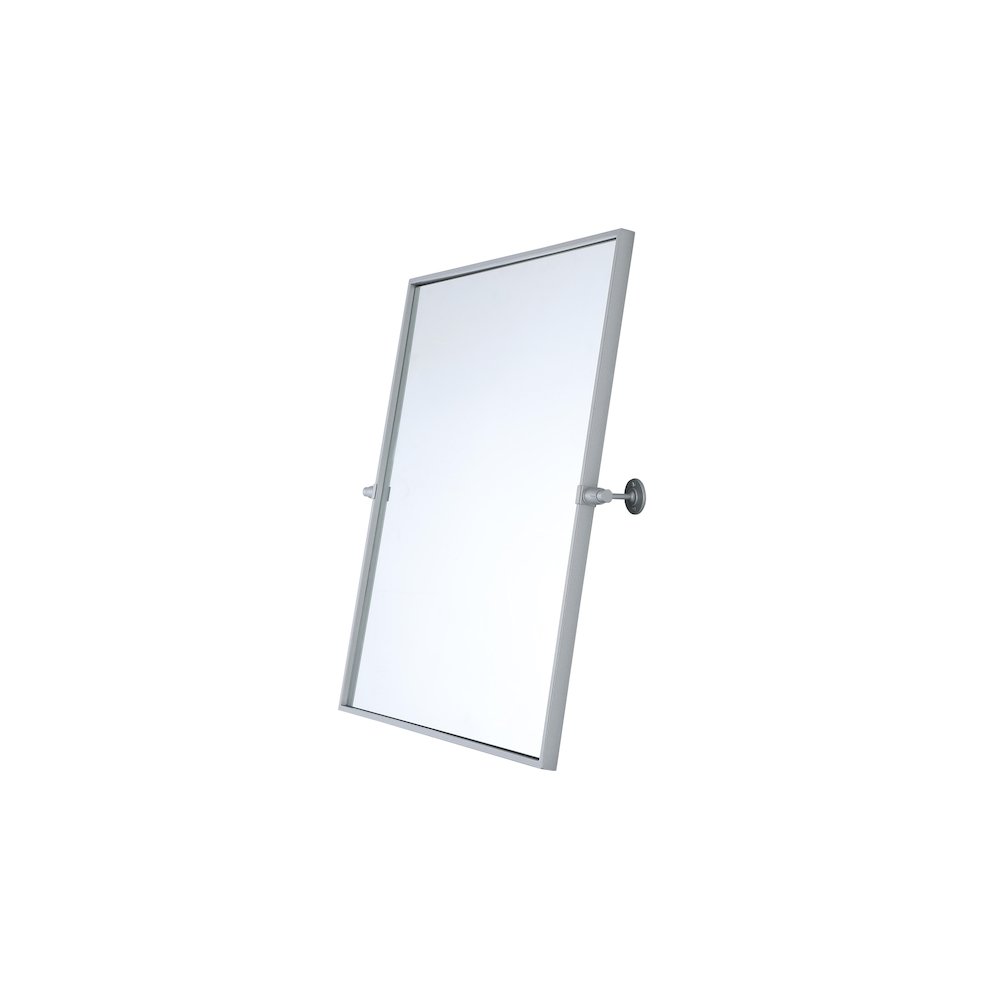 Amoura 27X30 Pivot Mirror In Silver. Picture 6
