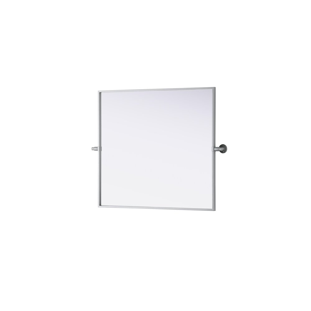 Amoura 27X30 Pivot Mirror In Silver. Picture 10