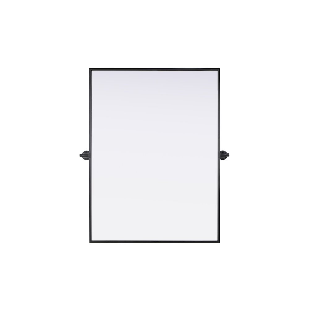 Amoura 27X36 Pivot Mirror In Black. Picture 1