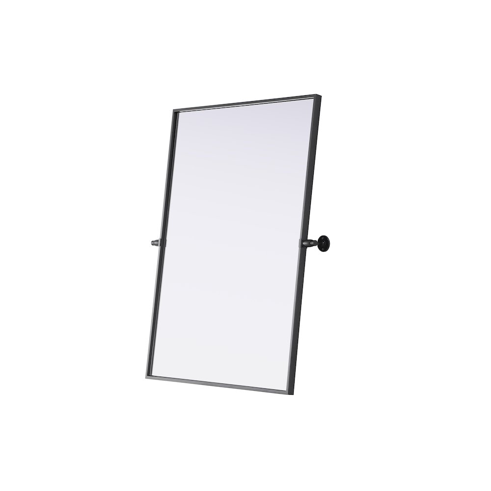 Amoura 27X36 Pivot Mirror In Black. Picture 6