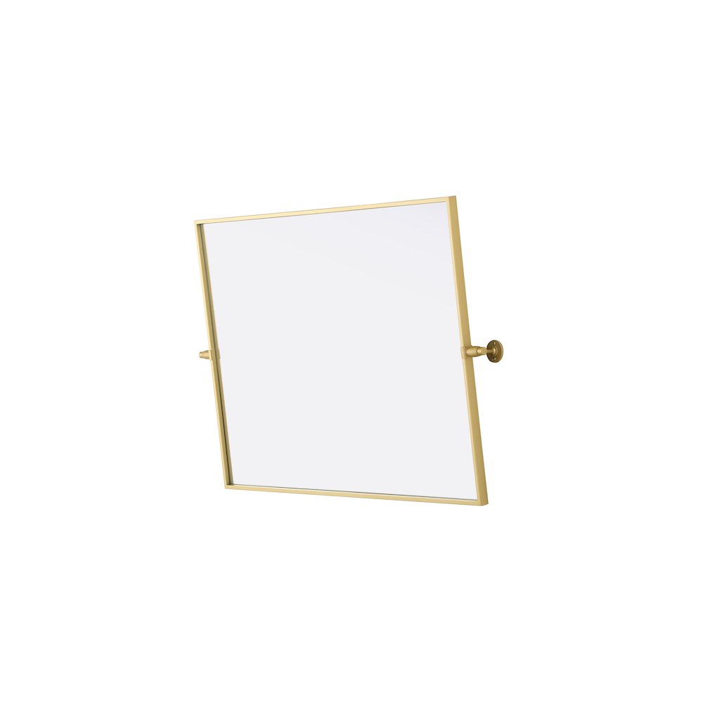 Amoura 27X36 Pivot Mirror In Brass. Picture 11