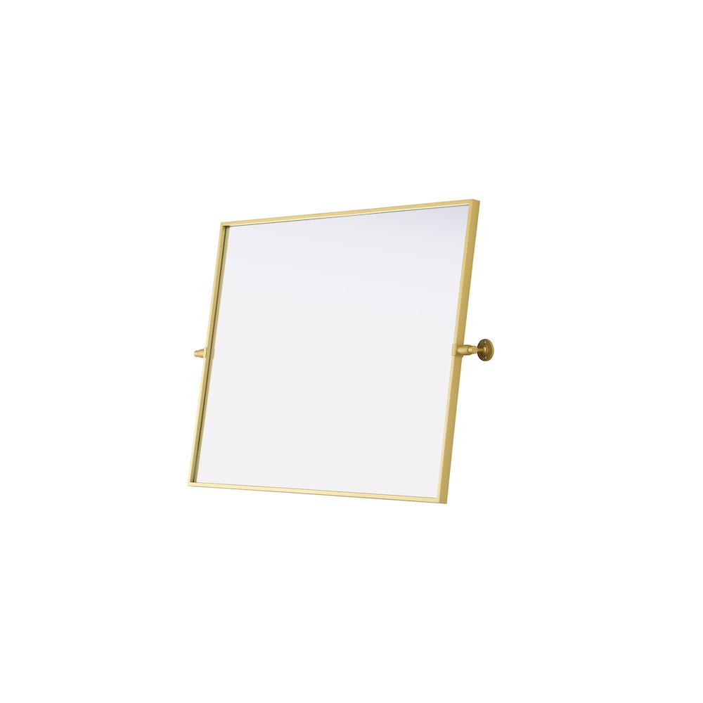 Amoura 27X36 Pivot Mirror In Brass. Picture 12