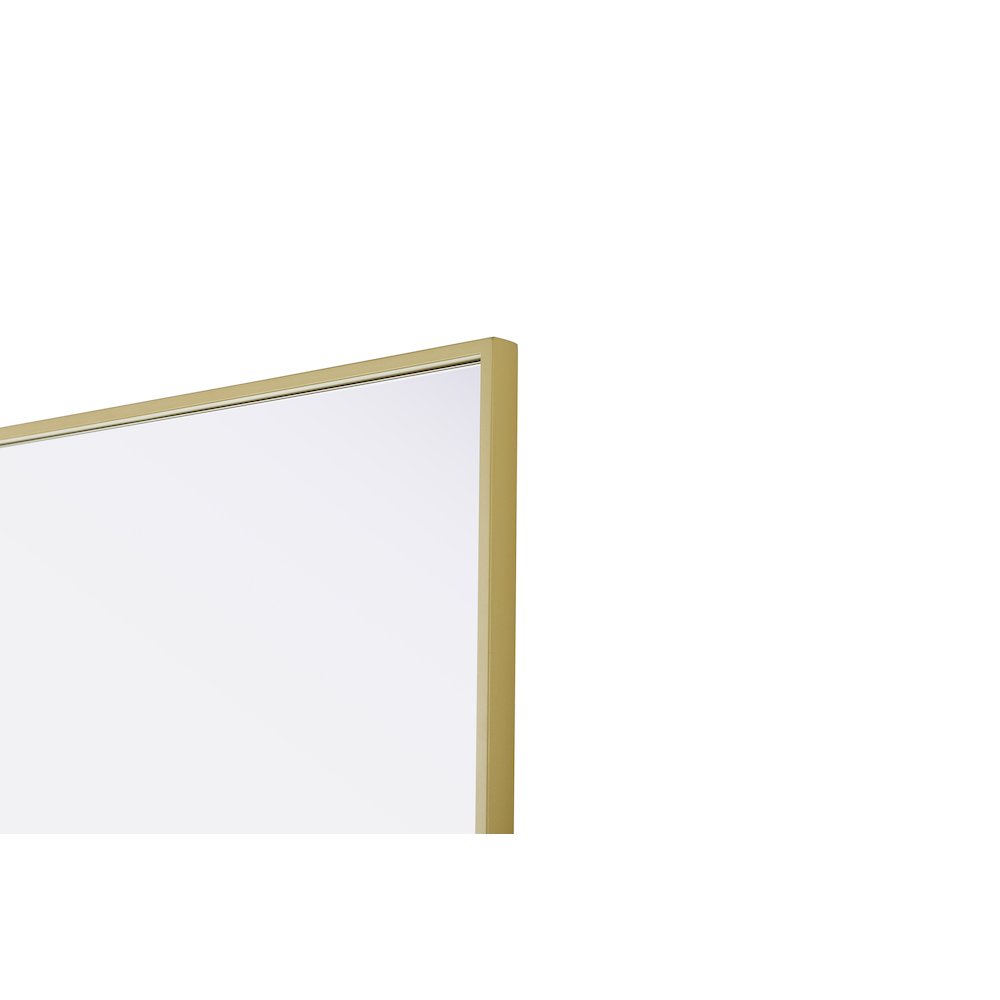 Amoura 27X36 Pivot Mirror In Brass. Picture 13
