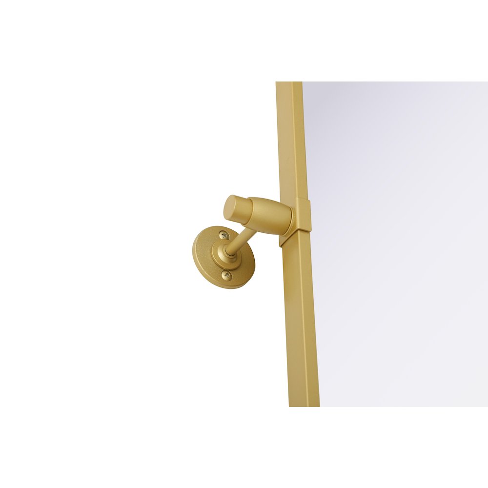 Amoura 27X36 Pivot Mirror In Brass. Picture 14