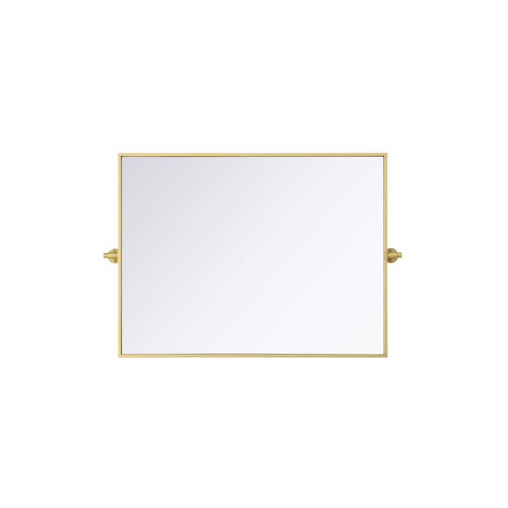 Amoura 27X36 Pivot Mirror In Brass. Picture 7