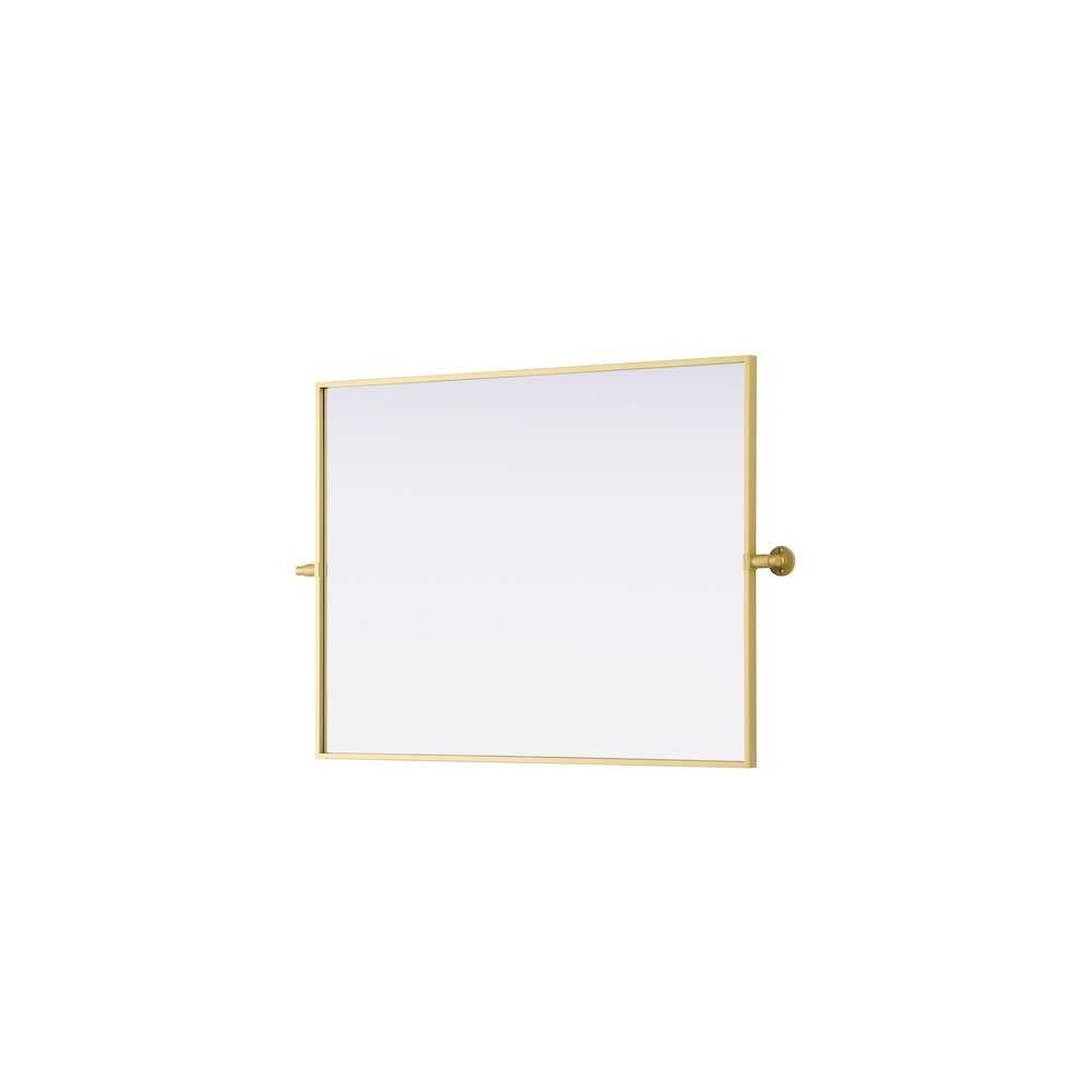 Amoura 27X36 Pivot Mirror In Brass. Picture 10