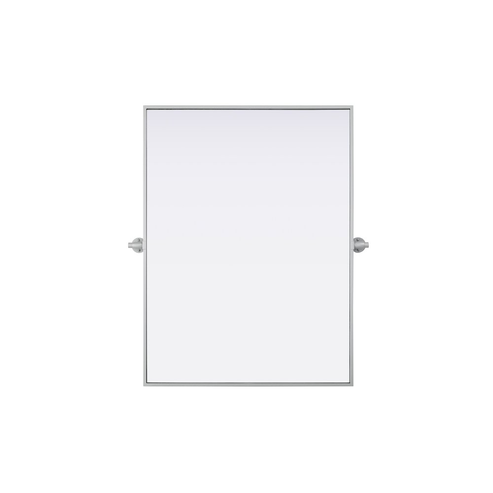 Amoura 27X36 Pivot Mirror In Silver. Picture 1