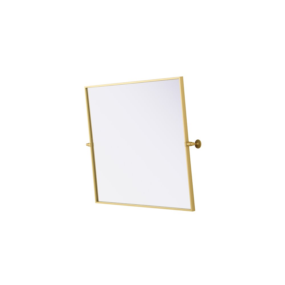 Amoura 30X36 Pivot Mirror In Brass. Picture 11