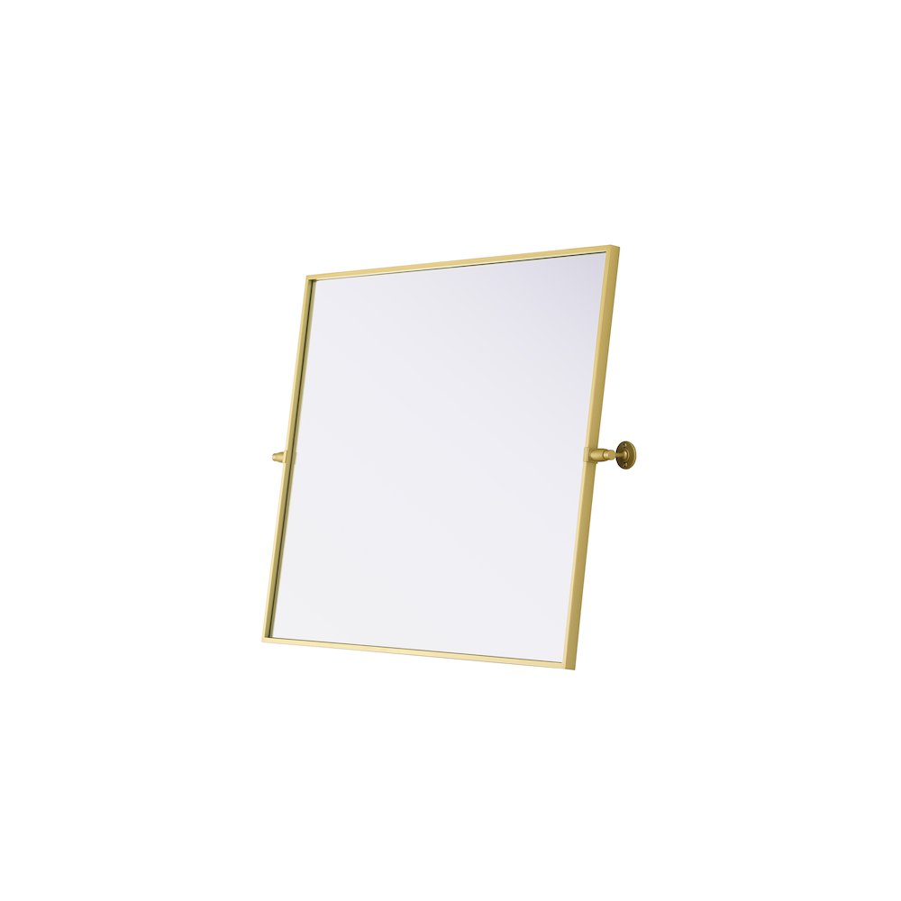 Amoura 30X36 Pivot Mirror In Brass. Picture 12