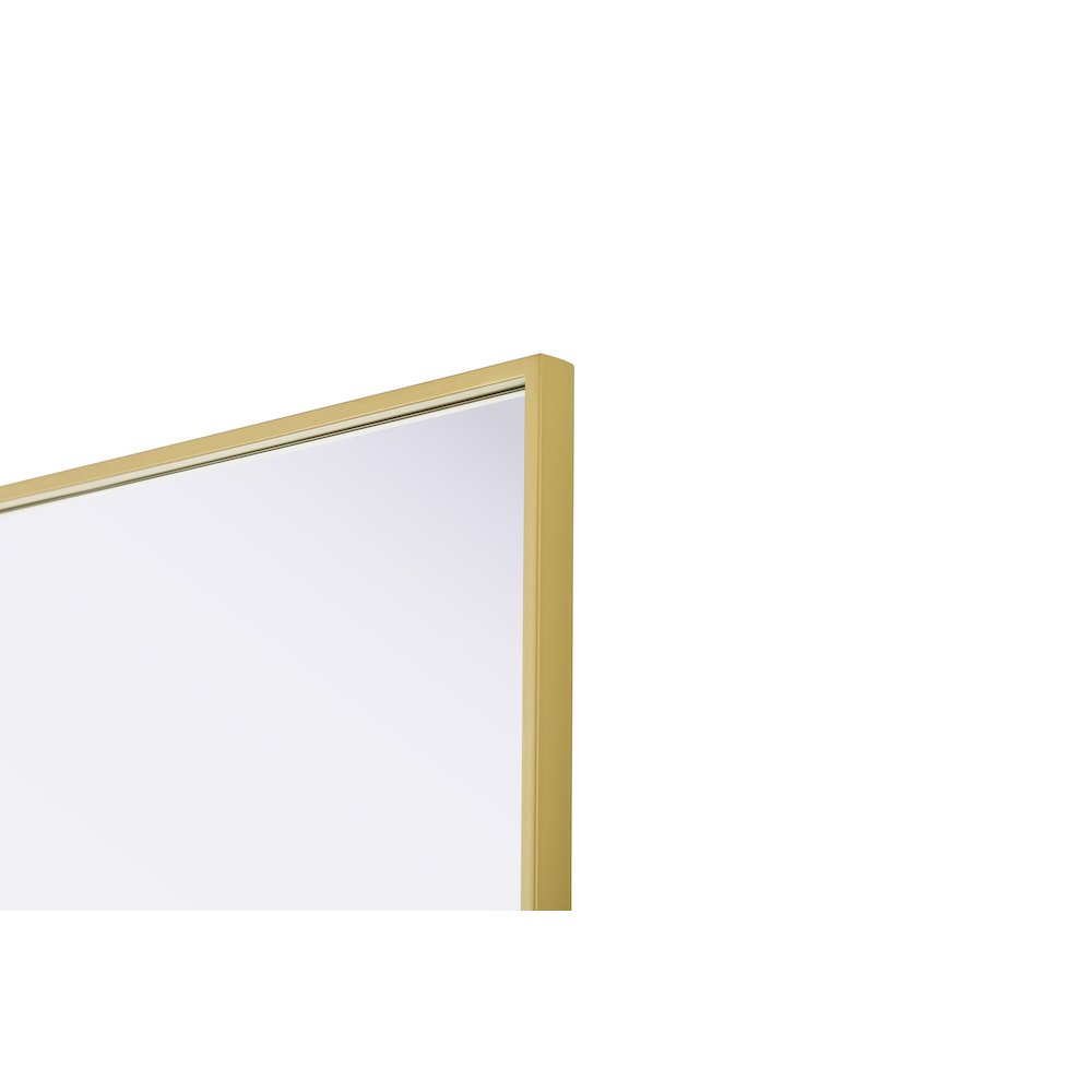 Amoura 30X36 Pivot Mirror In Brass. Picture 13