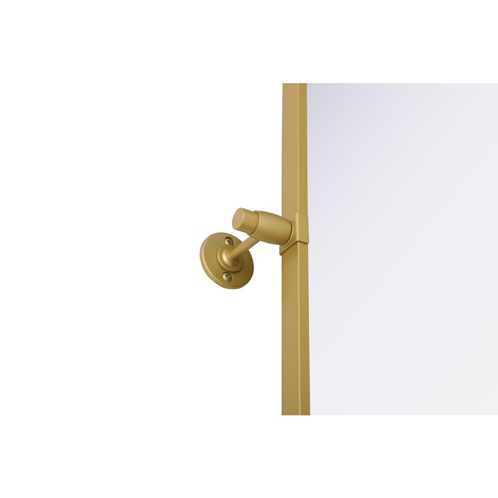 Amoura 30X36 Pivot Mirror In Brass. Picture 14