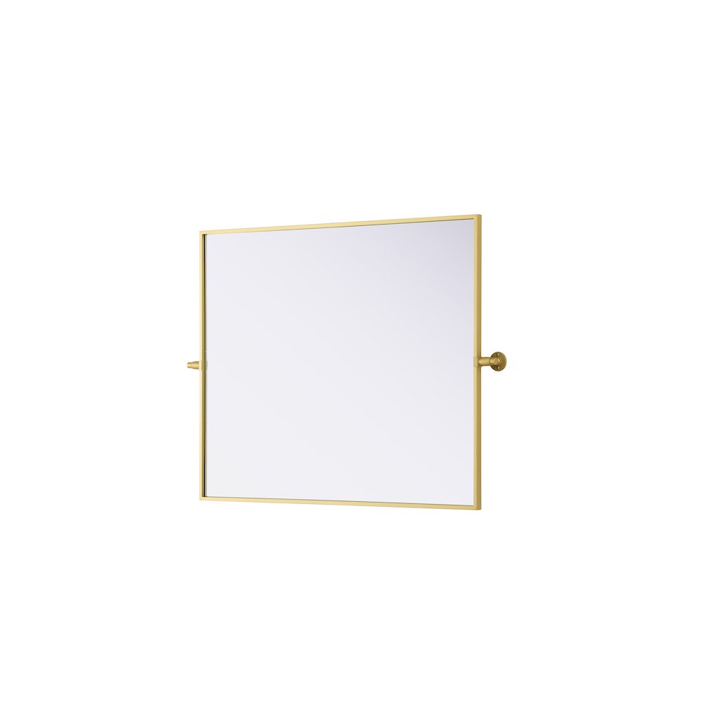 Amoura 30X36 Pivot Mirror In Brass. Picture 10