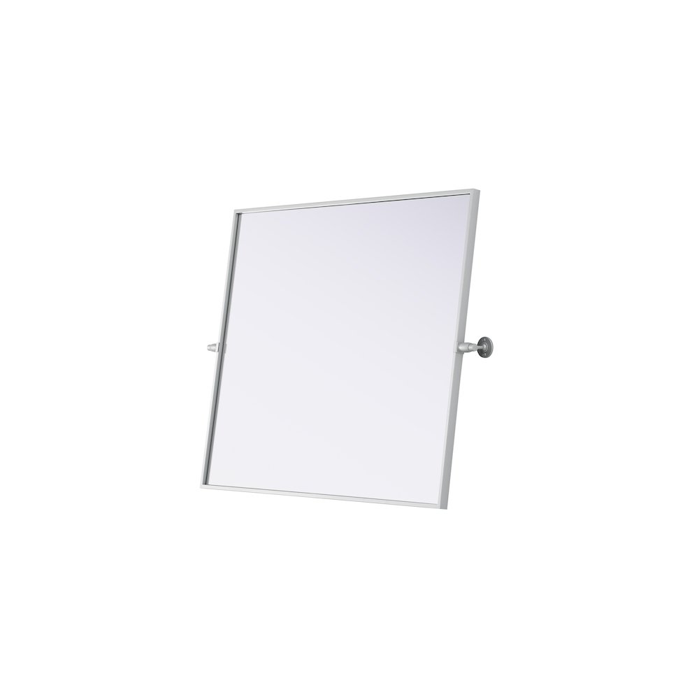 Amoura 30X36 Pivot Mirror In Silver. Picture 12