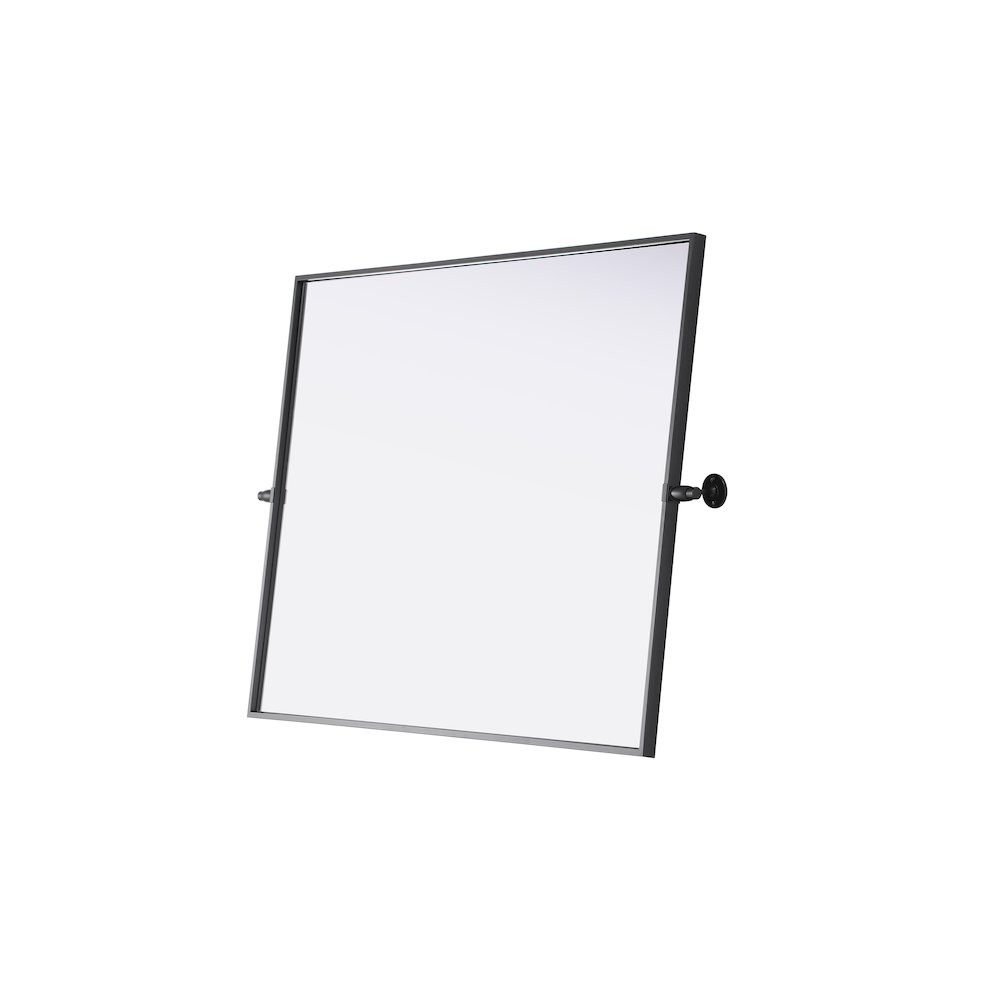 Amoura 40X30 Pivot Mirror In Black. Picture 11