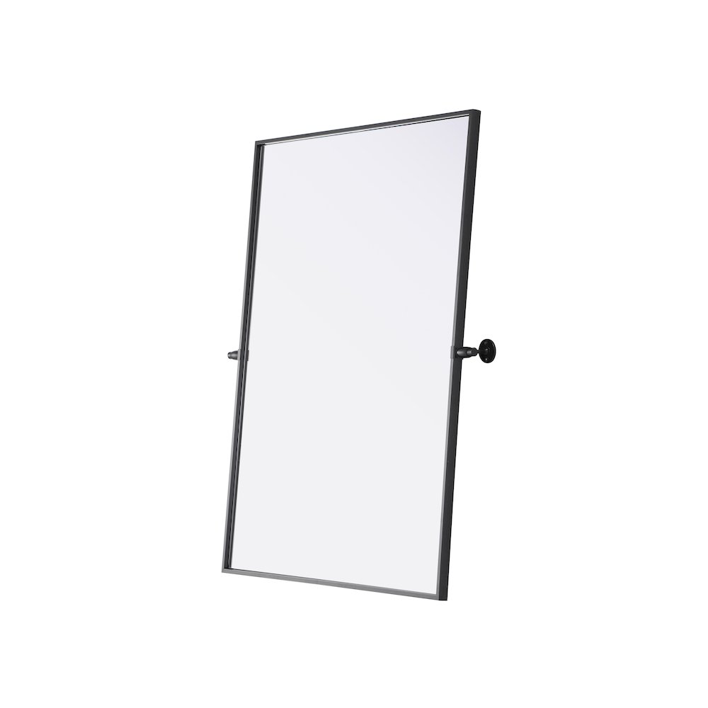 Amoura 40X30 Pivot Mirror In Black. Picture 6