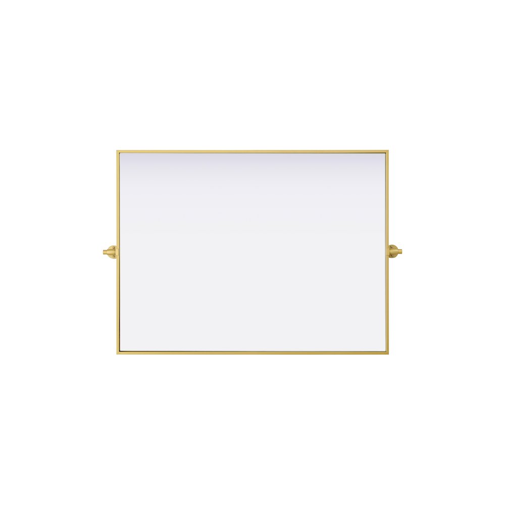 Amoura 40X30 Pivot Mirror In Brass. Picture 7