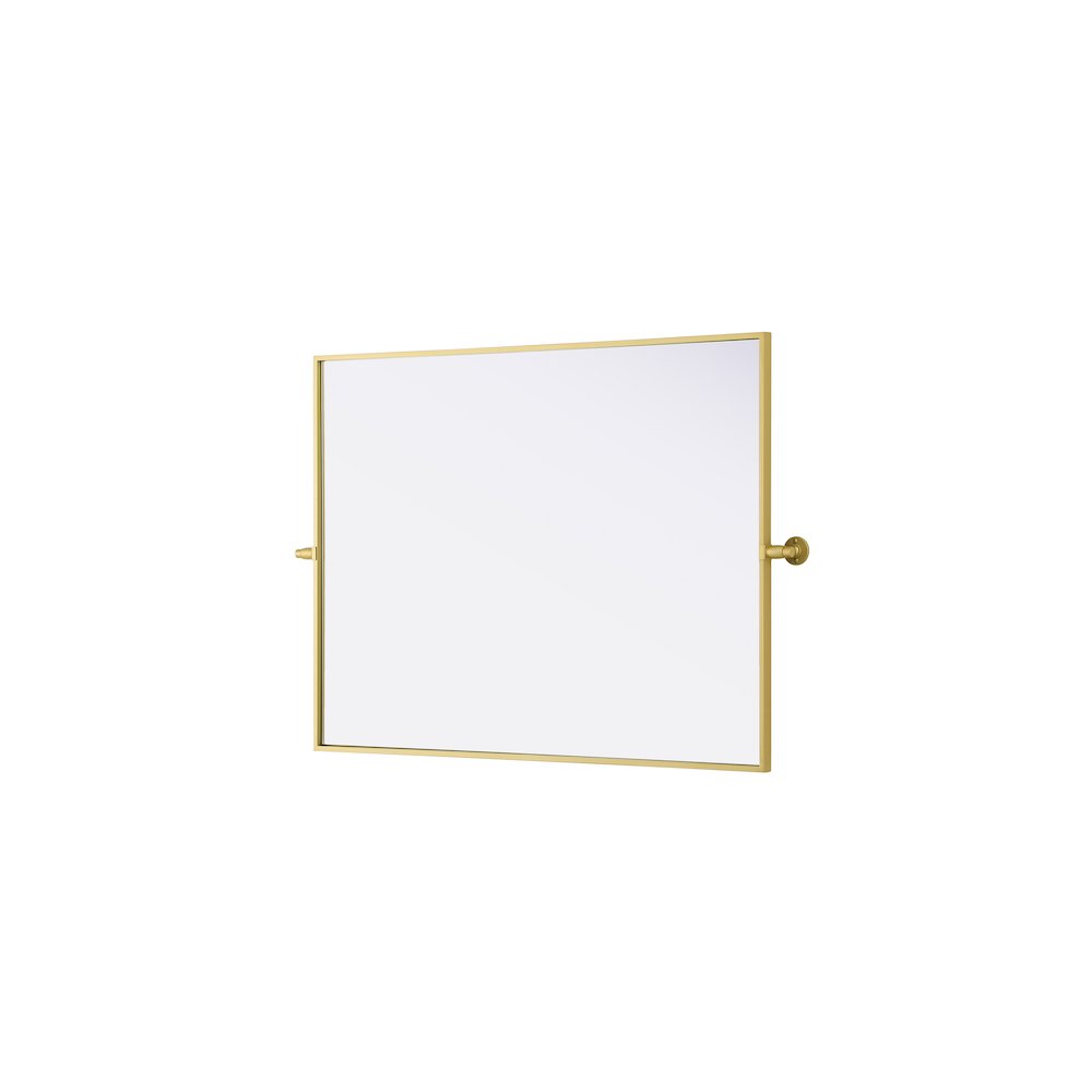 Amoura 40X30 Pivot Mirror In Brass. Picture 10