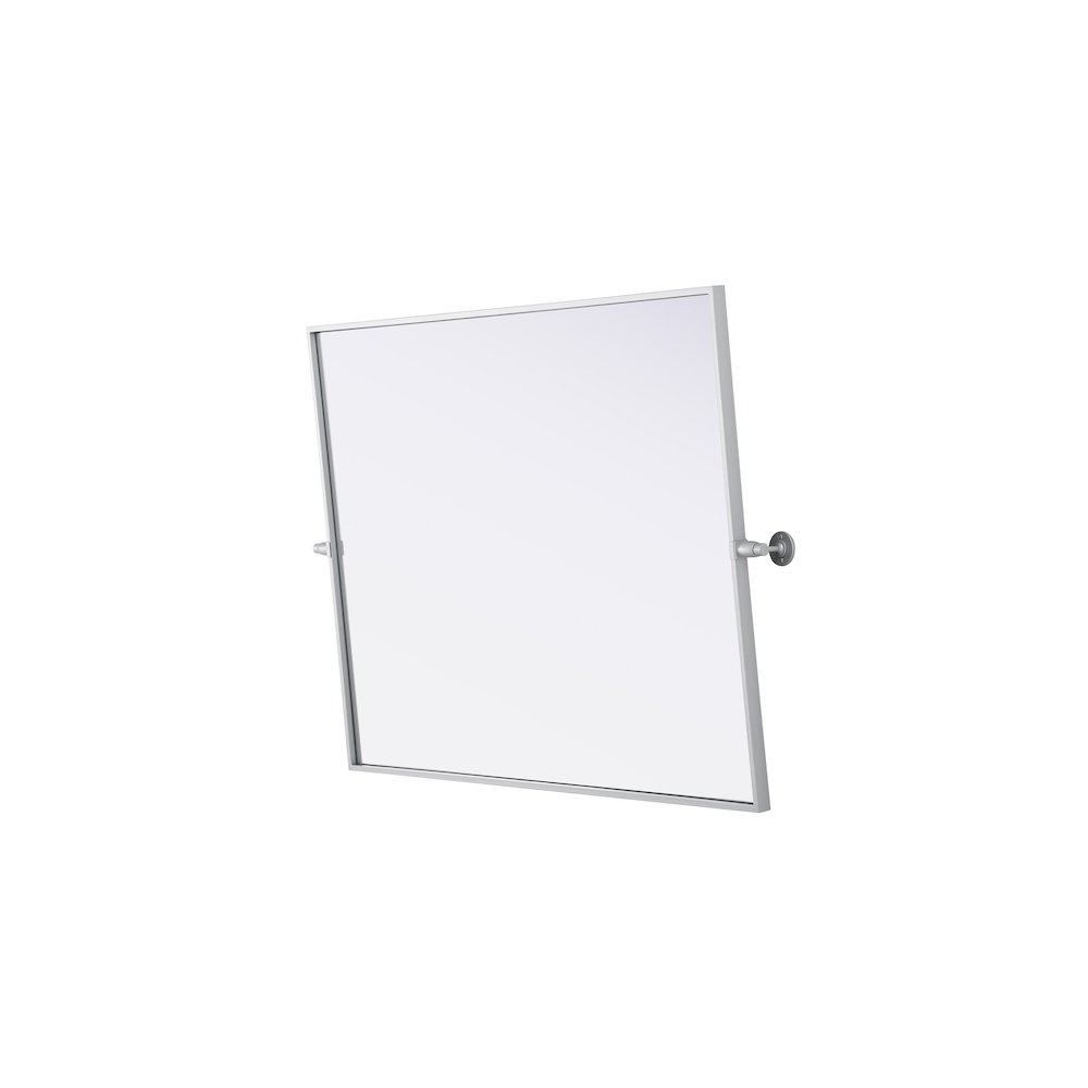 Amoura 40X30 Pivot Mirror In Silver. Picture 11