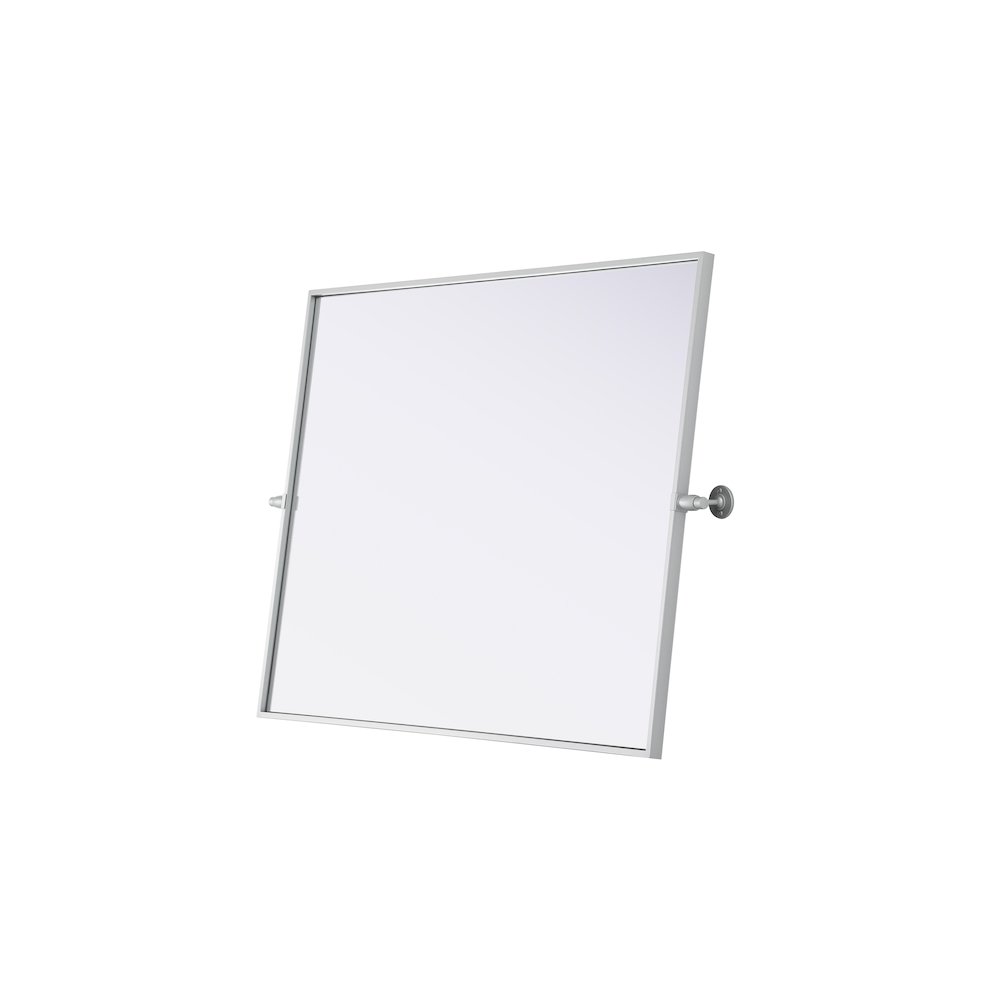 Amoura 40X30 Pivot Mirror In Silver. Picture 12